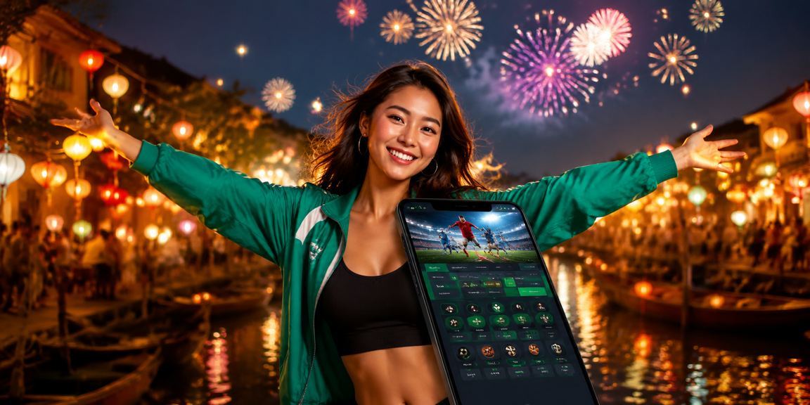 Khách du lịch tại Hội An bên đèn lồng, nơi cũng phổ biến chơi xổ số trực tuyến